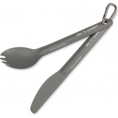 Набор столовых приборов Sea To Summit Alpha Light Cutlery Set (Grey, 2) Набор столовых приборов Sea To Summit Alpha Light Cutlery Set (Grey, 2)