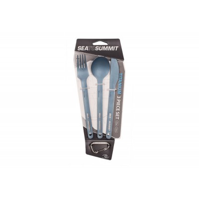 Набор нож, ложка и вилка Sea To Summit Titanium Cutlery Set 3 (Knife + Fork + Spoon) Набор нож, ложка и вилка Sea To Summit Titanium Cutlery Set 3 (Knife + Fork + Spoon)