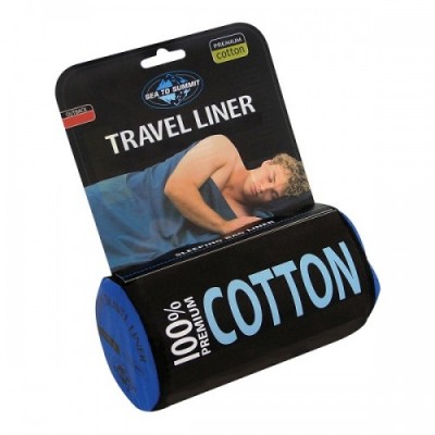 Вкладыш в спальник Sea To Summit Premium Cotton Liner Standard (Navy) (STS ASTDOSNB) Вкладыш в спальник Sea To Summit Premium Cotton Liner Standard (Navy) (STS ASTDOSNB)
