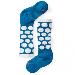 Носки для девочек Smartwool Girls' Wintersport All Over Dots (Glacial Blue, M)