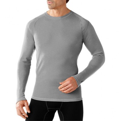 Кофта мужская Smartwool Men's NTS Mid 250 Crew (Light Gray Heather, XL)