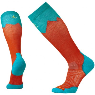 Носки мужские Smartwool Men's PhD Outdoor Mountaineer (Bright Orange, S) Носки мужские Smartwool Men's PhD Outdoor Mountaineer (Bright Orange, S)