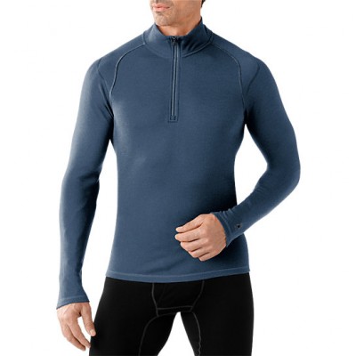 Футболка мужская Smartwool Men's NTS Mid 250 Zip T (Dark Blue Steel Heather, XL) (SW SS603.352-XL)