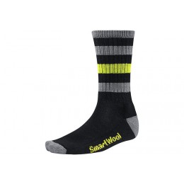 Носки мужские Smartwool Men's Striped Hike Light Crew (Black, M)