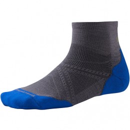 Носки мужские Smartwool Men's PhD Run Light Elite Mini (Graphite/Bright Blue, XL)